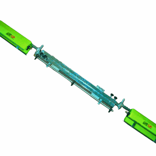 Barra interfilare bilaterale con cofani e campo di lavoro 3,50